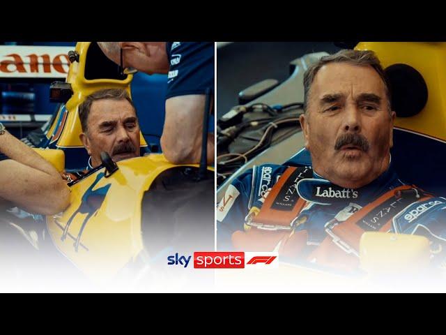 The moment Nigel Mansell was reunited with his iconic Williams 