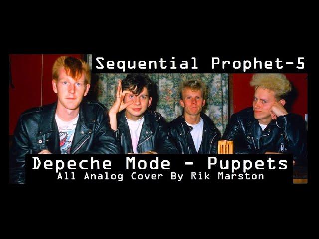 Sequential Prophet-5 Depeche Mode Puppets Cover Analog Synthesizer Rik Marston