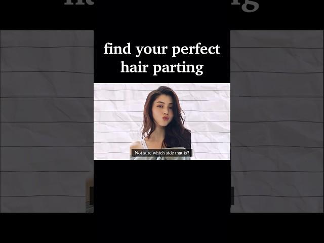 Find your best hair part in 1 minute