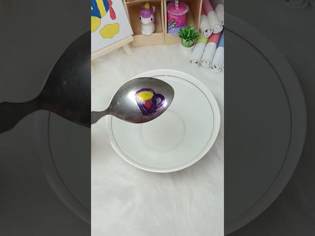 Satisfying art #tea#cup#drawing #floating pen #shorts#viral#trending #youtube #suhema art