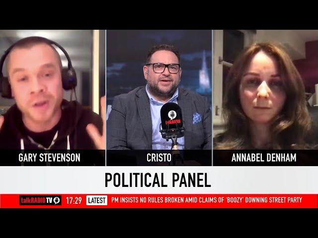 Gary Destroys Billionaire Defender - on Cristo's talkRADIO Political Panel