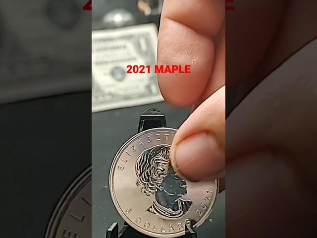 Maple #stacking #silver #coins #canada