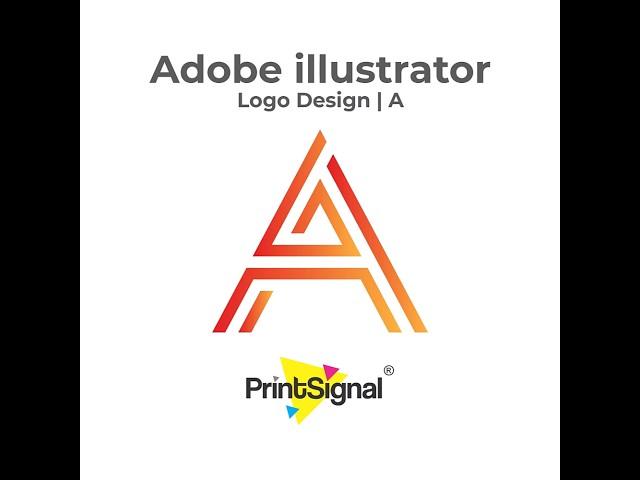 Logo Design Tutorial for Beginners in Adobe illustrator | Learn Graphic Design | #PrintSignal