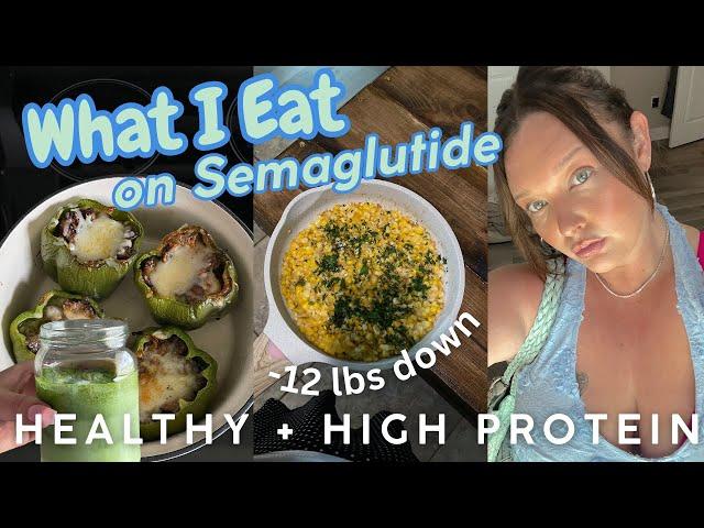 WHAT I EAT IN A DAY TRACKING MACROS ON SEMAGLUTIDE FOR WEIGHT LOSS!