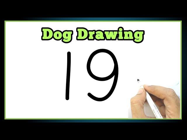 Beautiful Dog Drawing | How to Draw Dog | Simple Dog Drawing Step by Step | Dog Drawing Tutorial