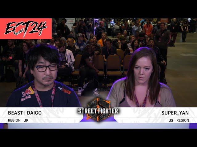 【SF6】SUPER_YAN[本田] vs ウメハラ[豪鬼] | SUPER_YAN[E.HONDA] vs DAIGO[AKUMA]【ECT24 POOL】