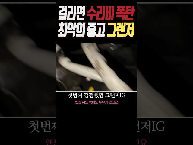 중고차 자~알 알아보고 구입하시다! #수리비폭탄 #그랜저ig #중고차