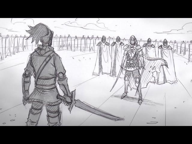 How to Draw Characters in a Scene: High Horizon View