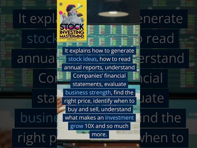 Learn To Invest In Stock | Stock Investing Mastermind | Book Therapy|