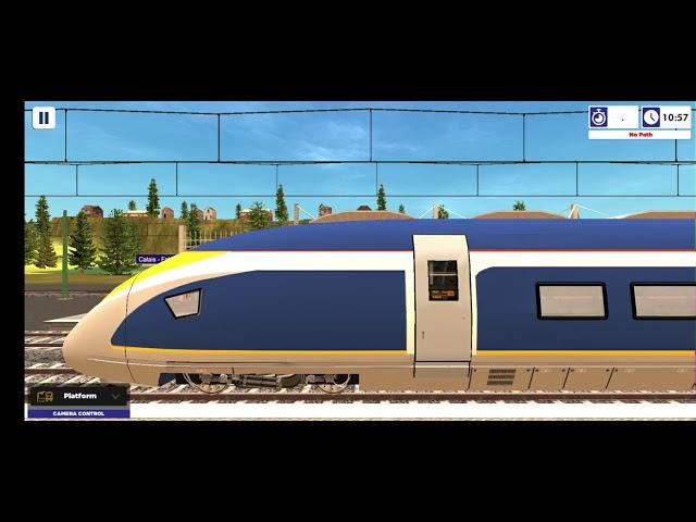 #28 Euro Train Simulator 2 Android Gameplay Paris to London #eurostar #eurostar374 #paris #london