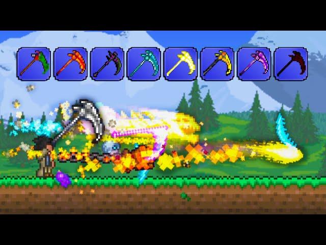 Terraria, But EVERY Scythe Attacks At The Same Time...