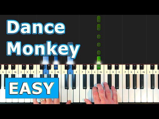 Tones and I - Dance Monkey - Piano Tutorial EASY  [Sheet Music]