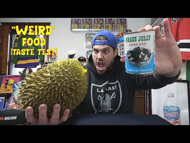 "WEIRD" Food Taste Test | L.A. BEAST