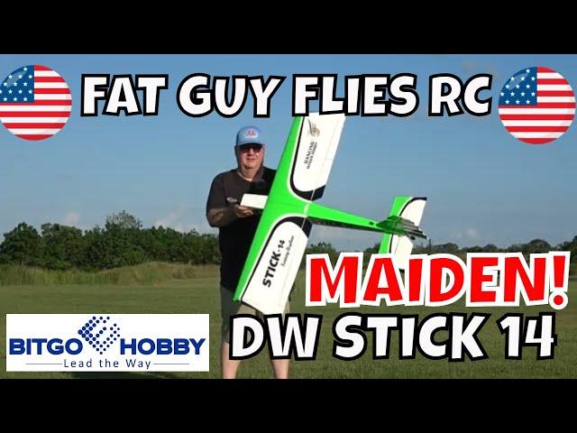 Dancing Wings Stick 14 MAIDEN! All Terrain beast! BY Fat Guy Flies RC