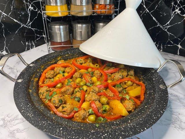 TAJINE DE KEFTA ET POMME DE TERRE