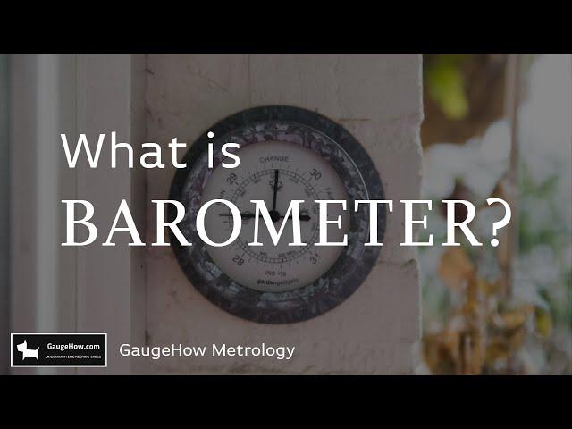 What is Barometer? | GaugeHow Metrology(BigCMM)