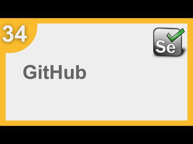 Selenium Framework for Beginners 34 | How to add project to GitHUB