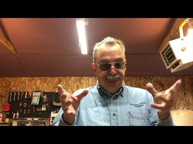 Blues Creek Guitars - In the Shop with John Hall - Finishing:Part 3 Drop Filling