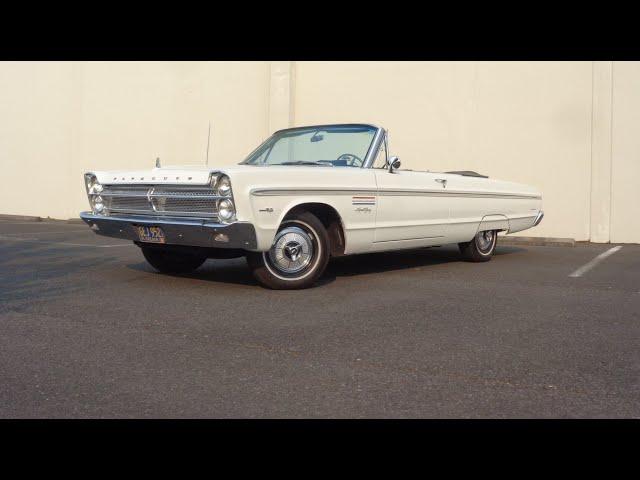 1965 Plymouth Sport Fury Convertible 383 in White & Ride on My Car Story with Lou Costabile