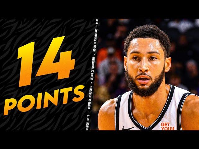 Ben Simmons Finally SHOOTS! 14 PTS on 7-8 FG vs Suns  FULL Highlights