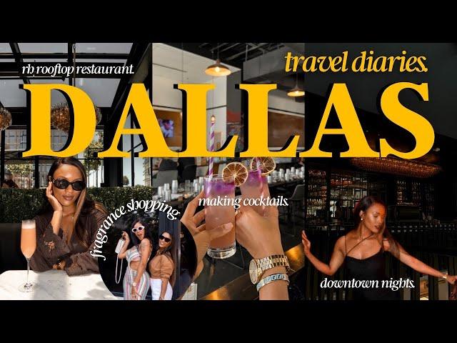 DALLAS VLOG | cocktail making class, fragrance shopping, solo dates, & more | Beautifully Syndie