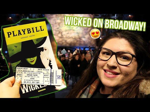 WICKED the Musical on Broadway!  REVIEW (Rukaya Cesar)