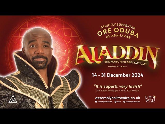 Aladdin at the Assembly Hall Theatre 2024!