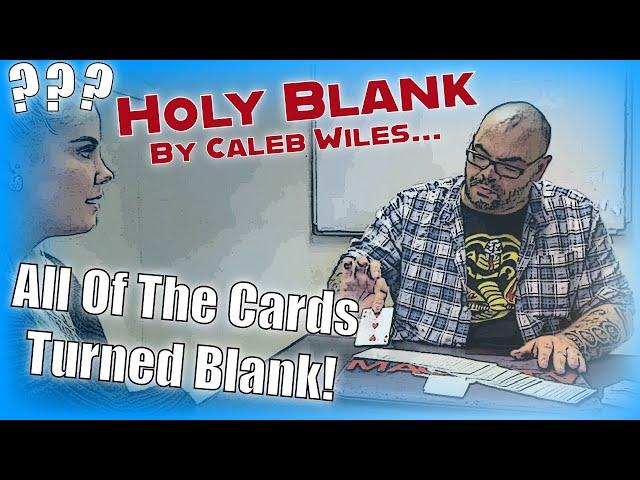 Holy Blank By Caleb Wiles | Card Magic!