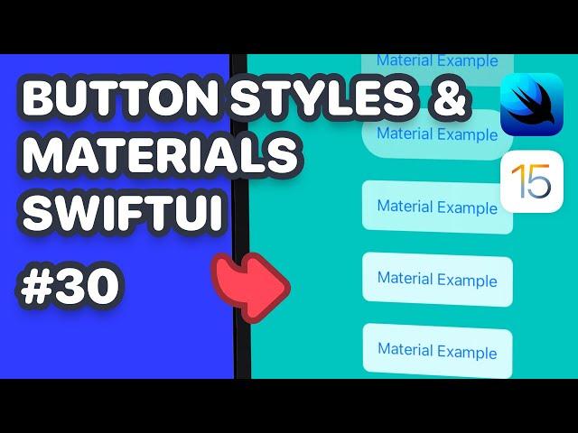 SwiftUI New Button Styles And Materials in SwiftUI (SwiftUI Button Styles, SwiftUI Materials)