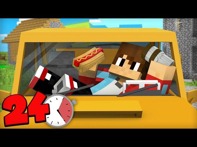 24 ЧАСА В МАШИНЕ ЧЕЛЛЕНДЖ В МАЙНКРАФТ | Компот Minecraft