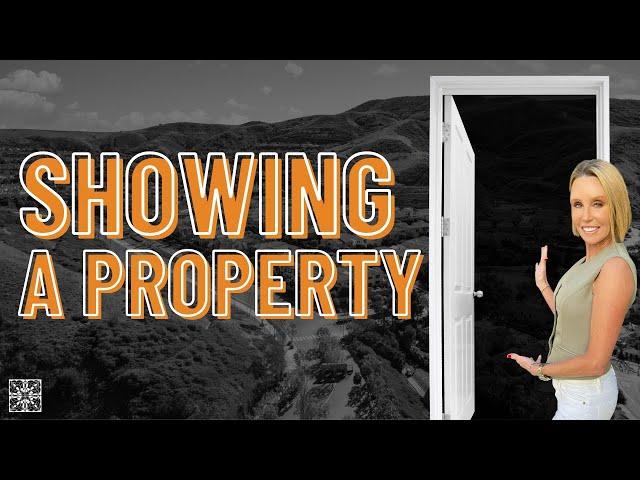 Tips for Showing a Property.  Audra Lambert 2024