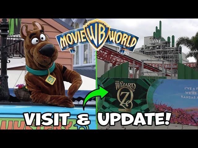 Movie World Visit & Update! | NEW Rides Update, Holiday Crowds, & MORE!