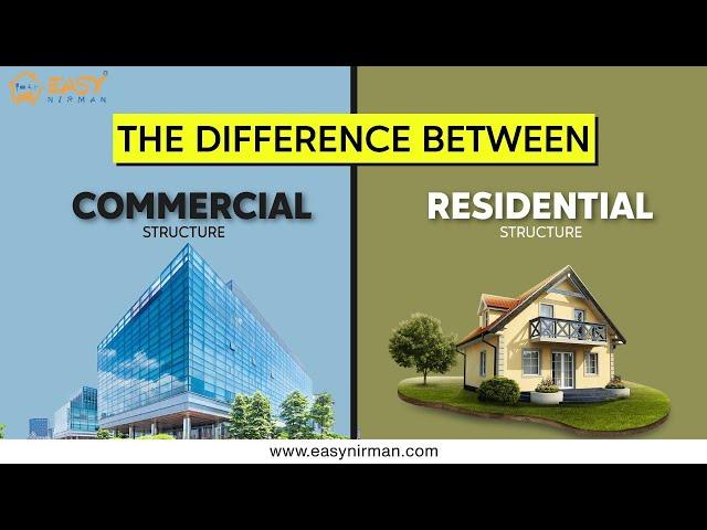 Difference between commercial and residential structures? #construction #commercial #residential