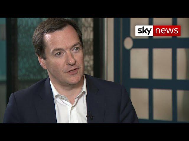 George Osborne: Conservatives must remove Theresa May