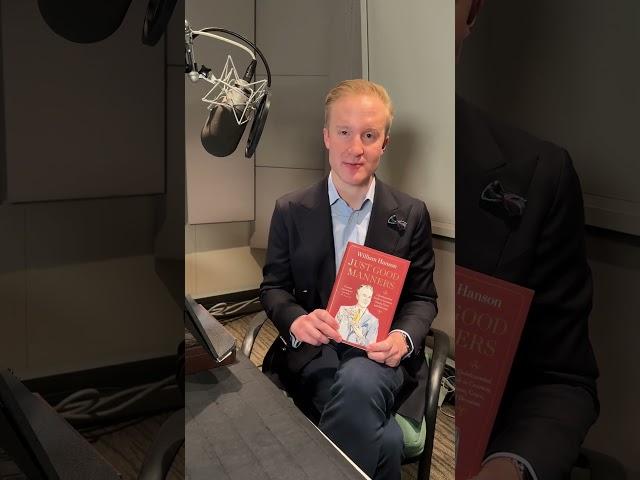 JUST GOOD MANNERS audiobook by William Hanson is available now!