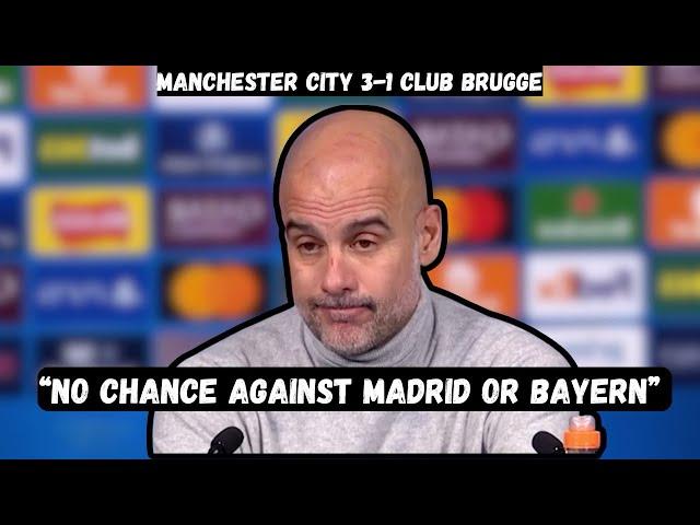 “NO CHANCE against Real Madrid or Bayern”- Pep Guardiola reacts to Manchester City next UCL opponent