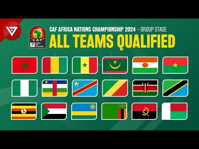 🟢 CAF CHAN AFRICA NATIONS CHAMPIONSHIP 2024: ALL TEAMS QUALIFIED