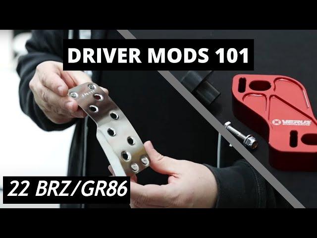 Driver Mods - 22 BRZ / 86 Speed -New Verus Pedal Spacer + Cusco  Sports Pedal - Improved Heal Toe