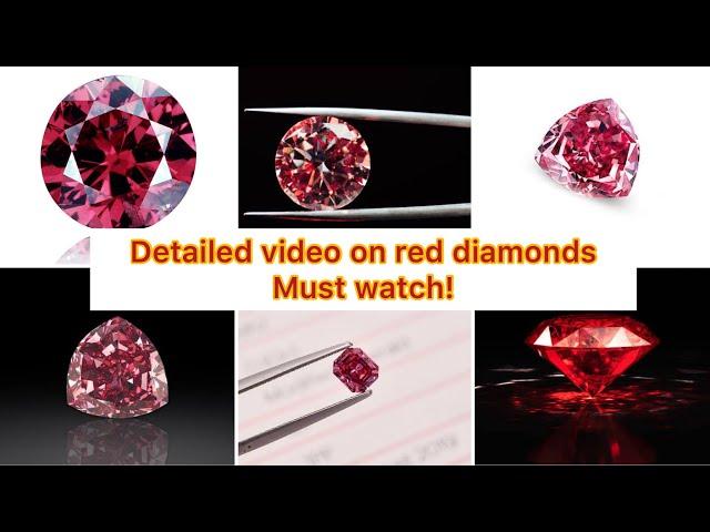 Everything to know about red diamonds | must know facts! | HDB TV