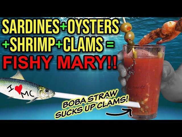 Seafood Bloody Mary w/ Boba Straw Clam Action! | Canned Fish Files Ep. 56