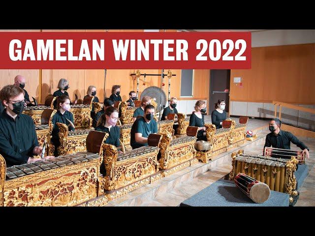 Balinese Gamelan Winter 2022 Concert