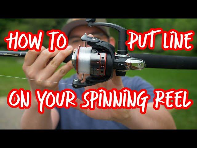 How to Put Line On A Spinning Reel [STEP-BY-STEP GUIDE] | How To Spool A Spinning Reel