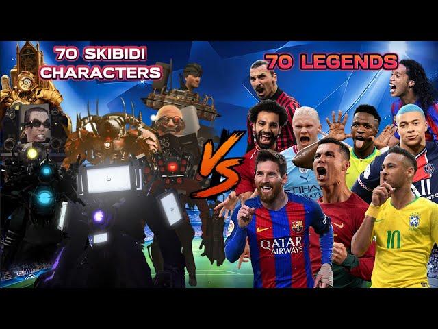 7️⃣0️⃣ SKIBIDI Characters  ️ 7️⃣0️⃣ LEGENDS Army [FUNNY VIDEO]‼️️