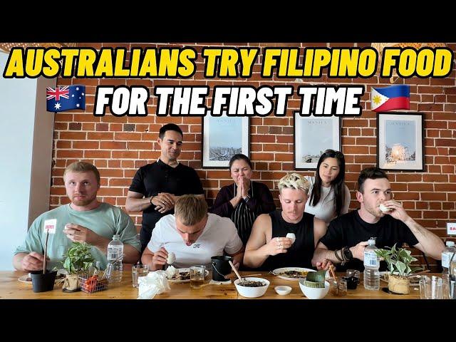 Australians TRY FILIPINO FOODS for the FIRST TIME (Balut, Dinuguan and Kwek-Kwek)@BeTheOneBT1