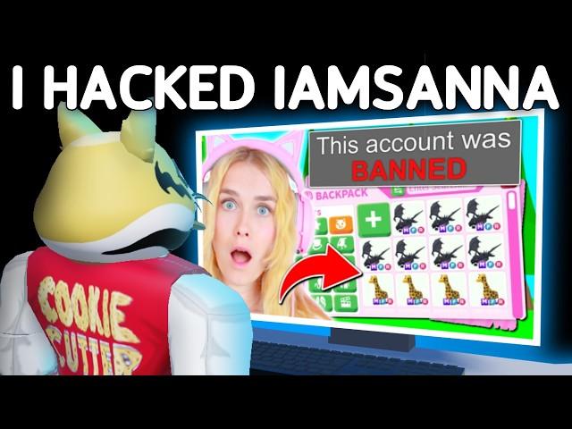 I HACKED iamSanna SECRET Roblox Account!