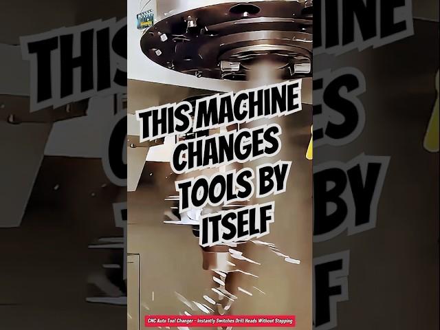 CNC Auto Tool Changer – Instantly Switches Drill Heads Without Stopping