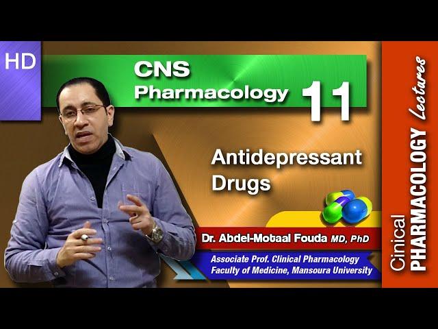 CNS Pharmacology (Ar) - Lec 11: Antidepressant Drugs