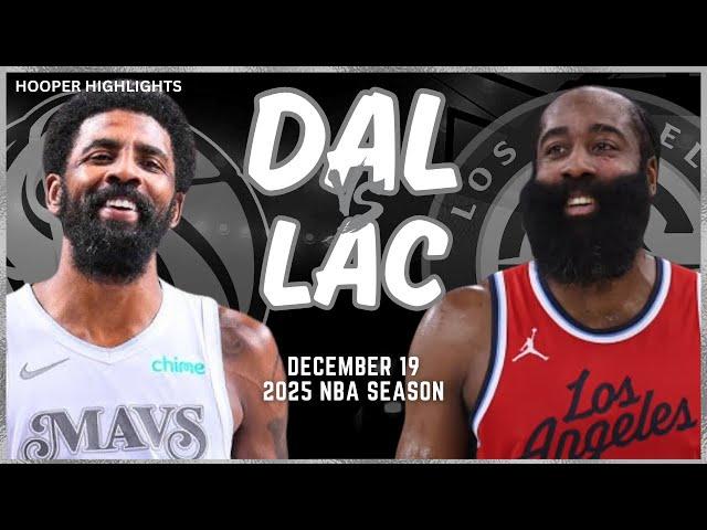 Dallas Mavericks vs LA Clippers Full Game Highlights | Dec 19 | 2025 NBA Season