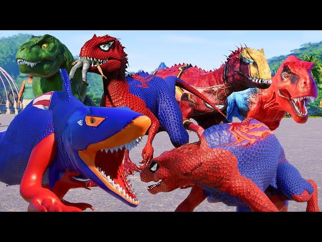 ALL THE BEST MOST POWERFUL SUPERHERO DINOSAURS! | Superhero Dinosaur Team!