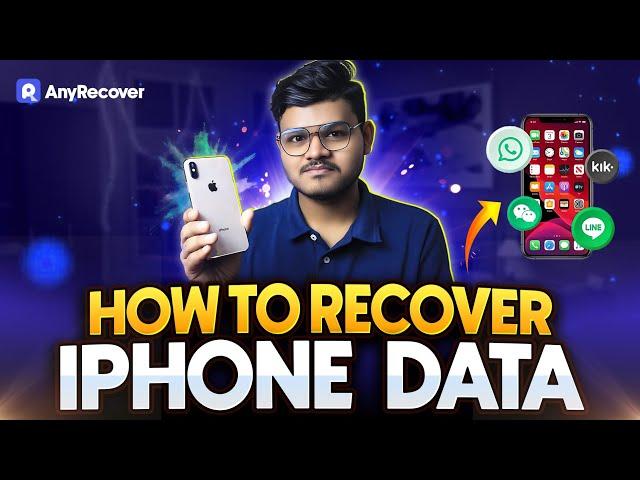 Recover Deleted Data Of iPhone By AnyRecover